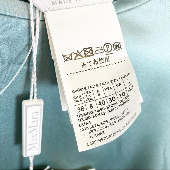 Max Mara Sava French Cuff Silk Blouse - Picture 4 of 5